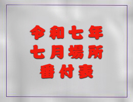 番付表