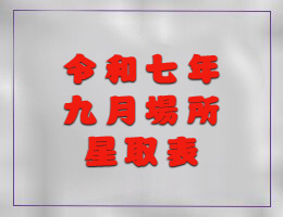 番付表
