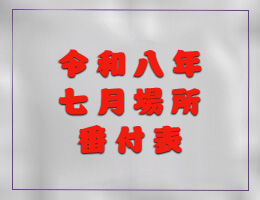 番付表
