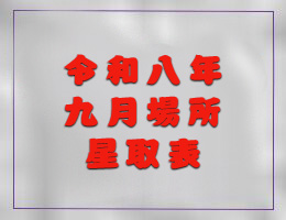 番付表